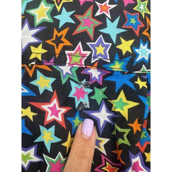 R13 Black Rainbow Stars Tony Shirt - Picture 8 of 8